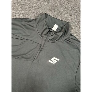 Snap-On Tools Quarter-Zip Performance Pullover Shirt Black Size XL Long Sleeve